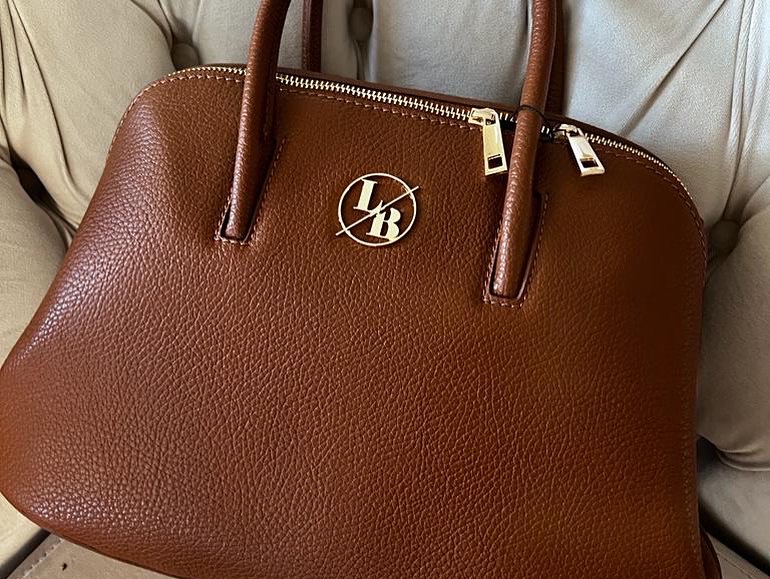 Skórzana shopperka Laury Biaggi - obrazek 4
