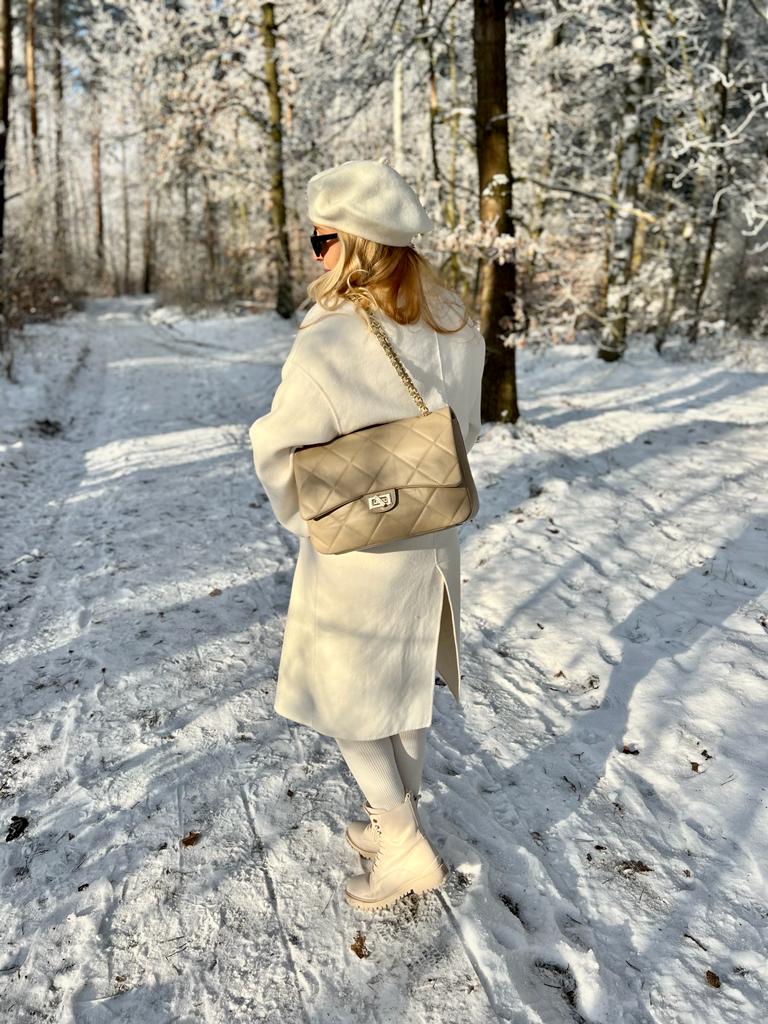 Skórzana pikowana Laura Biaggi - obrazek 3