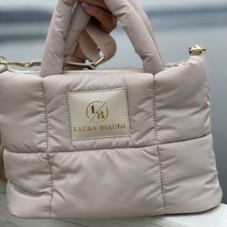 Beżowa shopperka Laury Biaggi