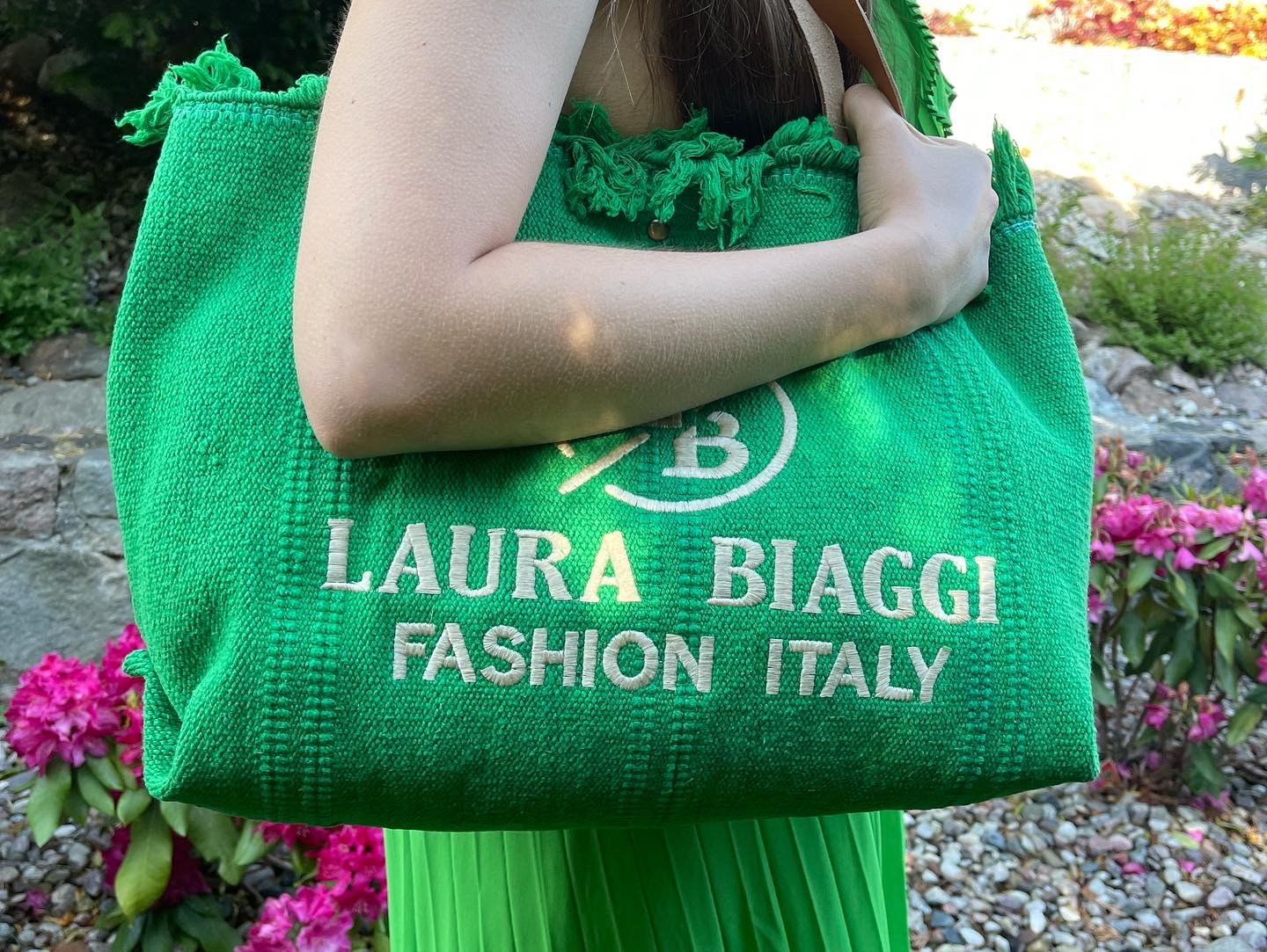 Materiałowa shopperka Laury Biaggi - obrazek 2