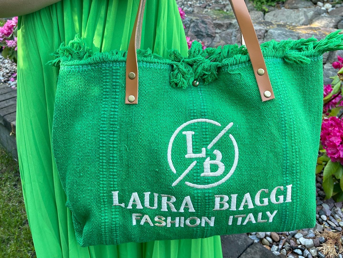 Materiałowa shopperka Laury Biaggi - obrazek 3