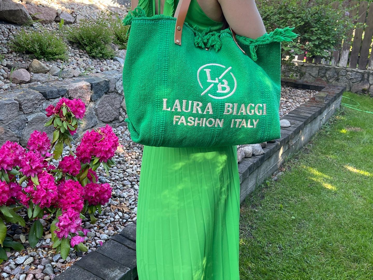 Materiałowa shopperka Laury Biaggi - obrazek 5