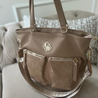 Beżowa shopperka Laury Biaggi